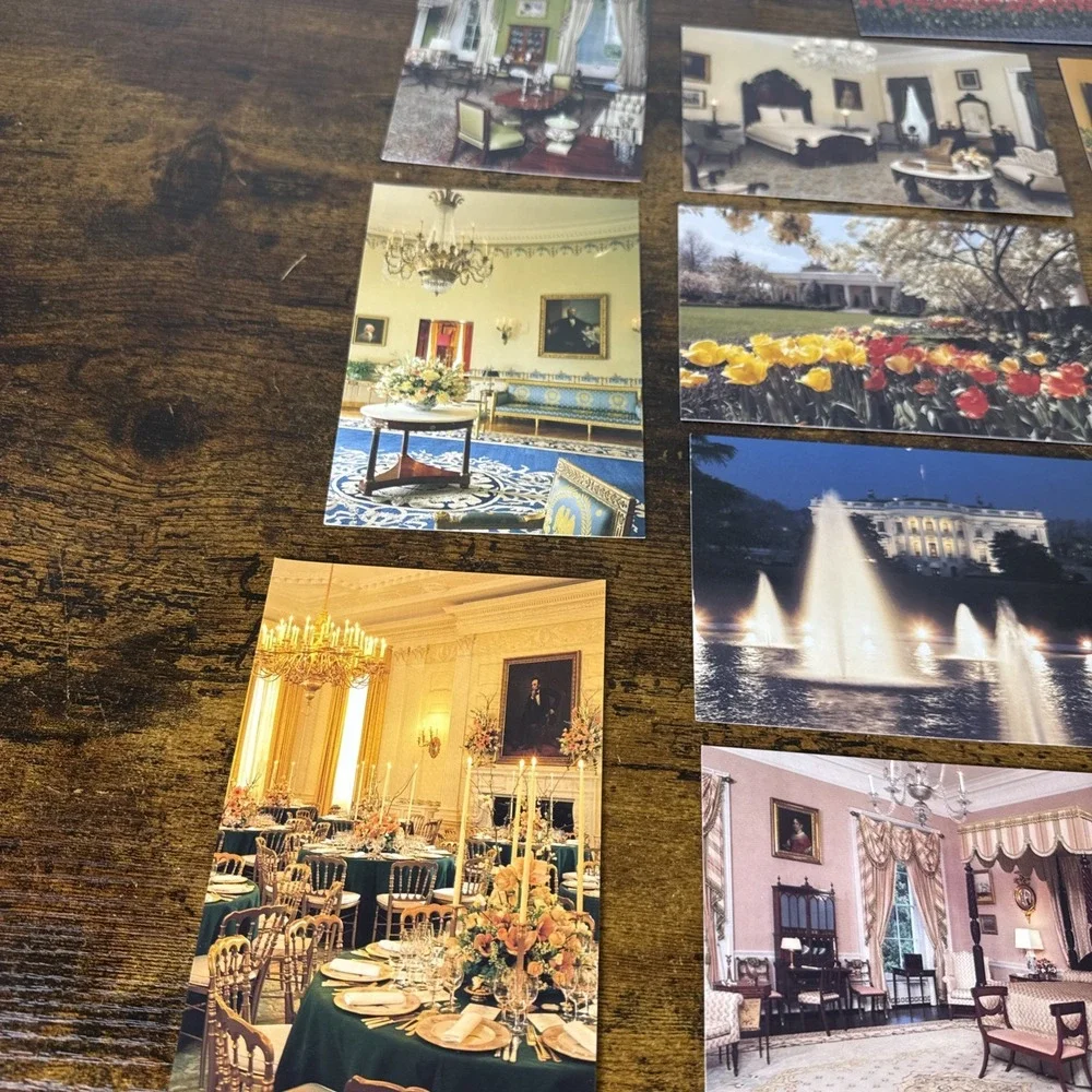 White House Historical Association 1991 Postcard Set • 15 Cards • Unused Vintage